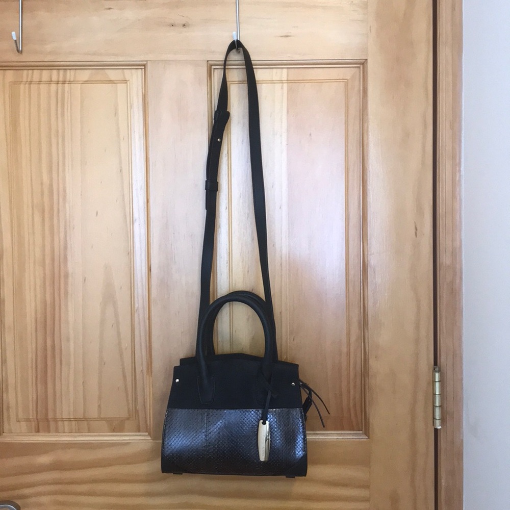 narciso rodríguez authentic snakeskin handbag